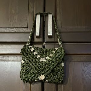 Crochet handmade mini purse